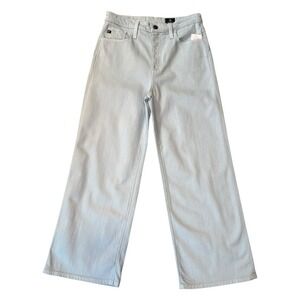 AG Adriano Goldschmied The Etta Wide Leg Jeans Light Blue Size 4 27 NWT